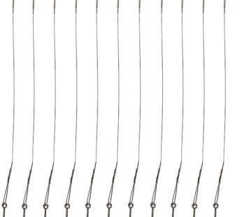 20pcs/pack fishing hook dispositivo nylon revestido linha de pesca chumbo tira de aço inoxidável gancho de pesca